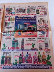 Migroskop Gazetesi - 26 Ağustos 8 Eylül 1999 - Sayı 225 - Migros Alışveriş Merkezî - Türk Hava Yolları - Burger King - Tefal- Köytür Piliç - Coca Cola - Fanta -  Fiyat İndeksi