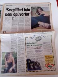 Milliyet Gazete Pazar - 30 Mayıs 1999 - Sayı 121 - Şeytan Tüyü Var Demet Şener Fotoğrafı - Sinan Çetin'in Son Filmi - Tarkan'a Yazık Mı - Kulüplere Yaz Geldi