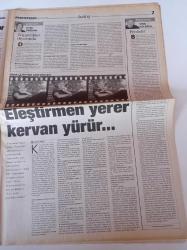 Milliyet Gazete Pazar - 30 Mayıs 1999 - Sayı 121 - Şeytan Tüyü Var Demet Şener Fotoğrafı - Sinan Çetin'in Son Filmi - Tarkan'a Yazık Mı - Kulüplere Yaz Geldi