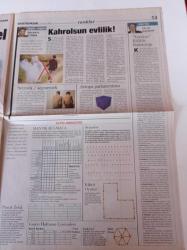 Milliyet Gazete Pazar - 13 Haziran 1999 - Sayı 123 - Meltem Cumbul Fotoğrafı - Müslüm Gürses - Ciguli - Salman Rusdi - Röntgenciliğin Sınırı Yok - Nilüfer Açıkalın - Peker Açıkalın