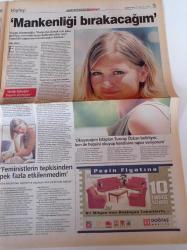 Milliyet Cumartesi Gazetesi - 11 Ağustos 2001 - Duygu Dikmenoğlu Fotoğrafı - La Scala Operası - Mucize Kardeşler Bahattin Sinan Ve Kenan Sofuoğlu - Cate Blannchett- Keanu Reeves