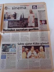 Milliyet Cumartesi Gazetesi - 11 Ağustos 2001 - Duygu Dikmenoğlu Fotoğrafı - La Scala Operası - Mucize Kardeşler Bahattin Sinan Ve Kenan Sofuoğlu - Cate Blannchett- Keanu Reeves
