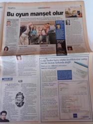 Milliyet Pazar Gazetesi - 6 Mayıs 2001- Erdal İnönü Fotoğrafı - Politikada İkinci Bahar Mı - Berna Laçin'in İstanbul'u - Manevi Evlatlar Hayırlı Çıktı - Julia Roberts - Fransa Cumhurbaşkanı François Mitterand