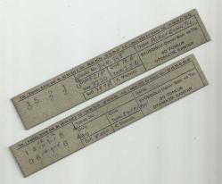 Efemera - İKİ ADET AĞIR TONAJLI KAMYON KANTAR FİŞİ... - kitantik - kitaLog