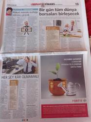 Milliyet Finans Gazetesi - 31 Mayıs 2010 - Garanti Bankası Yönetim Kurulu Başkanı Ferit Şahenk - Paranın Ucundaki Hilal - Ressam Elif Urss- İş Bankası Genel Müdürü Ersin Özince - Piraye Antika