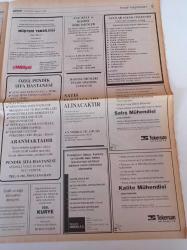Milliyet İş Yaşamı Ve İnsan Kaynakları Gazetesi- 26 Temmuz 1998 - Sayı 86 - Ömürboyu İstihdam- Eresin Hotel Genel Müdürü Mustafa Eresin Fotoğrafı - Üzeyir Garih - Türkiye'de Japon Yönetim Biçimleri - Eğitim Seminerleri