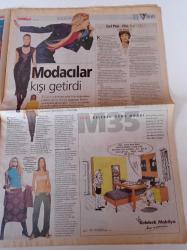 Milliyet Vitrin Gazetesi - 9 Eylül 2000 - Sayı 198 - Prag'da Tarihi Yaşayın - Erberk Ajans - Manken Sadiye Erik Ve Aybars Başaran Fotoğrafı - Meksika'nın Tadı - Portekiz Türküleri - Dulce Pontes