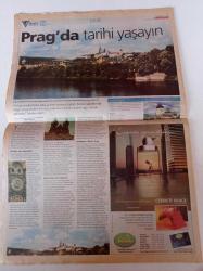 Milliyet Vitrin Gazetesi - 9 Eylül 2000 - Sayı 198 - Prag'da Tarihi Yaşayın - Erberk Ajans - Manken Sadiye Erik Ve Aybars Başaran Fotoğrafı - Meksika'nın Tadı - Portekiz Türküleri - Dulce Pontes