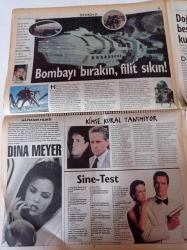 Milliyet Pazar Gazetesi - 8 Şubat 1998 - Sayı 64 - Metin Göktepe Fotoğrafı - Harun Kolçak - Mesut Yılmaz - Deniz Baykal - 14 Şubat Sevgililer Günü - Erol Atar - Taha Akyol
