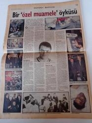 Milliyet Pazar Gazetesi - 8 Şubat 1998 - Sayı 64 - Metin Göktepe Fotoğrafı - Harun Kolçak - Mesut Yılmaz - Deniz Baykal - 14 Şubat Sevgililer Günü - Erol Atar - Taha Akyol