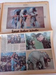 Milliyet Pazar Gazetesi - 15 Şubat 1998 - Sayı 65 - Travestiler Kraliçesi Sisi Tansu Çiller'i Bile İkna Ederim - Victoria Secret - Zagor- Böyle Teşhircilik Görülmedi - Naomi Campbell