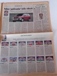 Milliyet Pazar Gazetesi - 15 Şubat 1998 - Sayı 65 - Travestiler Kraliçesi Sisi Tansu Çiller'i Bile İkna Ederim - Victoria Secret - Zagor- Böyle Teşhircilik Görülmedi - Naomi Campbell