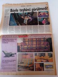 Milliyet Pazar Gazetesi - 15 Şubat 1998 - Sayı 65 - Travestiler Kraliçesi Sisi Tansu Çiller'i Bile İkna Ederim - Victoria Secret - Zagor- Böyle Teşhircilik Görülmedi - Naomi Campbell