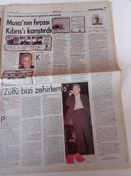 Milliyet Gazete Pazar - 6 Aralık 1998 - Sayı 96 - Kadir İnanır Fotoğrafı - Ağzı Bozuk Bir Film Gemide - Cem Yılmaz - Mehmet Ağar - Erkan Can - İnsan Eti Lezzetlidir - Asabi Reklamlar Vizyonda