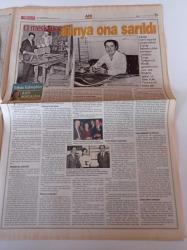 Milliyet 2000 Gazetesi - 4 Temmuz 2000 - Aşkın Nur Yengi Fotoğrafı - Mankenlere Halit Kıvanç Abi - Şilebezi Savaşçısı Cemil İpekçi - Sekste 30 Yaş Mucizesi