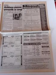 Milliyet 2000 Gazetesi - 4 Temmuz 2000 - Aşkın Nur Yengi Fotoğrafı - Mankenlere Halit Kıvanç Abi - Şilebezi Savaşçısı Cemil İpekçi - Sekste 30 Yaş Mucizesi