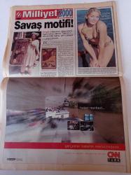 Milliyet 2000 Gazetesi - 4 Temmuz 2000 - Aşkın Nur Yengi Fotoğrafı - Mankenlere Halit Kıvanç Abi - Şilebezi Savaşçısı Cemil İpekçi - Sekste 30 Yaş Mucizesi