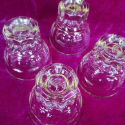 VINTAGE AVRUPA 4 ADET 2 cl SHOT GLASS KÜÇÜK BARDAK