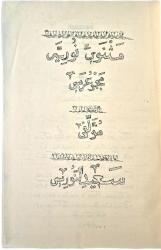 Mesnevi-i Nuriye - El Yazmasından Çoğaltma - Bediüzzaman Said Nursi