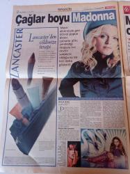 Milliyet 2000 Gazetesi - 27 Eylül 2000 - Microsoft'un En Genç Sistem Mühendisi Süper Türk Başar Türkay- Madonna- Perihan Savaş - Haluk Levent - Dört Dilde Atatürk