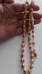 OSMANLI SON DÖNEM MORS BALIĞI DİŞİ ÜSTÜNE MERCAN İŞLEME SİMLİ KAKMALI ALTIN KAPLAMA SARMAL BÜYÜK USTALIKLI MUHTEŞEM TESPİH AA1R1R PEK ÇIKMAZ