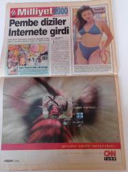 Milliyet 2000 Gazetesi - 13 Eylül 2000 - Porno Skandalı - Mydonese Showland- Hasankeyf'in Keyfi Yok - Türk Henkel Genel Müdürü Can Paker - Hakan Ural