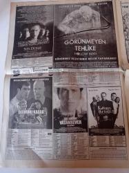 Milliyet 2000 Gazetesi-8 Eylül 2000 - Mel Gibson - Vatansever Filmi - Richard Gere - Neşe Erberk - Maço Tv Yayında - Mersin Açık Hava Müzesi