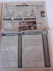 Milliyet 2000 Gazetesi-8 Eylül 2000 - Mel Gibson - Vatansever Filmi - Richard Gere - Neşe Erberk - Maço Tv Yayında - Mersin Açık Hava Müzesi