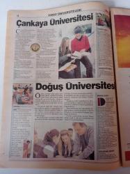 Milliyet Üniversite Gazetesi - 22 Temmuz 2002 - Vakıf Üniversiteleri Tercih Rehberi - Atılım Üniversitesi - Bahçeşehir Üniversitesi - Fatih Üniversitesi - Başkent Üniversitesi - Beykent Üniversitesi