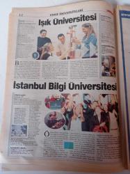 Milliyet Üniversite Gazetesi - 22 Temmuz 2002 - Vakıf Üniversiteleri Tercih Rehberi - Atılım Üniversitesi - Bahçeşehir Üniversitesi - Fatih Üniversitesi - Başkent Üniversitesi - Beykent Üniversitesi