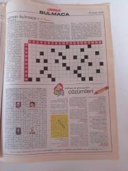 Milliyet Bulmaca Gazetesi - 20 Aralık 2003 - Cansu Dere Fotoğrafı - Haydar Aliyev- Yalvaç Ural - Ece Temelkuran - Alin Taşçıyan - İlber Ortaylı
