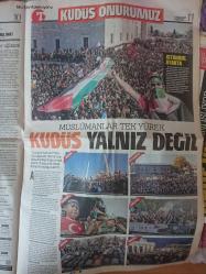 Türkiye Gazetesi,9 Aralık 2017,Recep Tayyip Erdoğan,Vladimir Putin,Tarkan,Nihat Doğan,Ziynet Sali,Aykut Kocaman,Ozan Tufan,Valbuena,Fenerbahçe,Beşiktaş,Vida,Özbek,Emre Belözoğlu