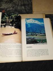 LANDS AND PEOPLES-CİLT 1-AFRICA//5-NORTH AMERICA VE 6-SOUTH AND CENTRAL AMERICA.İNGİLİZCE DİLİNDE TAM 3 CİLT BİRDEN--- SIFIR AYARINDA TEMİZ KİTAPLAR