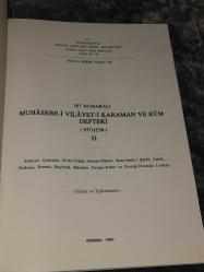 387 Numaralı MUHASEBE-İ VİLAYET-İ KARAMAN VE RUM DEFTERİ (937 / 1530) -konya,bey-şehri,ak-şehir,larende,ak-saray,niğde,kayseriyye ve iç-il livaları1 VE 2.KİTAP-BAŞBAKANLIK DEVLET ARŞİVLERİ BÜYÜK BOY SIFIR KULLANILMAMIŞ KİTAPLAR.