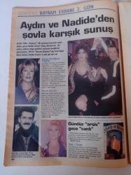 Milliyet Ekstra Gazetesi - 29 Ocak 1998 - Meltem Cumbul Fotoğrafı - Beyaz'ın Konuğu Nadide Sultan - Seda Sayan - Adnan Şenses - Sümer Ezgü - Yılmaz Morgül - Huysuz Virjin - Reyting Hamdi - Olacak O Kadar