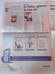 Milliyet Popüler Kültür Gazetesi - 19 Mart 2004 - Sayı 27 - İşte Popera - Hayatımız Porno - Futbolda Popüler Olmak Kolay Değil - Sanayi Bakanı Ali Coşkun - Yerel Seçimde Aşk Trendi