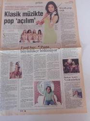 Milliyet Popüler Kültür Gazetesi - 19 Mart 2004 - Sayı 27 - İşte Popera - Hayatımız Porno - Futbolda Popüler Olmak Kolay Değil - Sanayi Bakanı Ali Coşkun - Yerel Seçimde Aşk Trendi