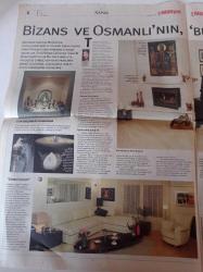 Milliyet Ev Gazetesi - 27 Şubat 2004 - Sayı 9 - Çağlayan Tuğal Fotoğrafı - Tarihin Modern Dekoru - Topkapı Sarayı Hazine Dairesi - Anıtkabir Atatürk Müzesi Restorasyonu