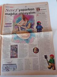 Milliyet Vitrin Gazetesi - 29 Ocak 2000 - Sayı 166 - Pelin Batu Fotoğrafı- Harem Suare - Beyoğlu Ada Kültür - Seren Serengil - Greenpeace Türk