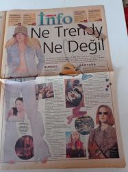 Milliyet Vitrin Gazetesi - 29 Ocak 2000 - Sayı 166 - Pelin Batu Fotoğrafı- Harem Suare - Beyoğlu Ada Kültür - Seren Serengil - Greenpeace Türk