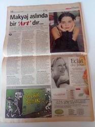 Milliyet Vitrin Gazetesi - 29 Ocak 2000 - Sayı 166 - Pelin Batu Fotoğrafı- Harem Suare - Beyoğlu Ada Kültür - Seren Serengil - Greenpeace Türk
