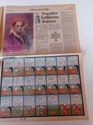 Milliyet Popüler Kültür Gazetesi - 18 Eylül 2003 - Tarkan Fotoğrafı - Derbin Mi Var Derdin Var Fenerbahçe Galatasaray Derbisi - Gülben Ergen -  Orhan Pamuk'un İstanbul Kitabı