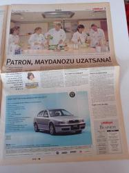 Milliyet Business Gazetesi - 17 Ağustos 2003 - Sayı 5 - Tekel'in Altın Likörü'nün İçinde 18 Ayar Altın Zerrecikleri Yüzüyor - Türkiye'nin Uç Beyinleri - Süreyya Ciliv - Faruk Akosman - İbrahim Arıkan