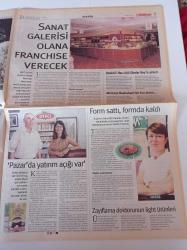 Milliyet Business Gazetesi - 17 Ağustos 2003 - Sayı 5 - Tekel'in Altın Likörü'nün İçinde 18 Ayar Altın Zerrecikleri Yüzüyor - Türkiye'nin Uç Beyinleri - Süreyya Ciliv - Faruk Akosman - İbrahim Arıkan