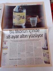 Milliyet Business Gazetesi - 17 Ağustos 2003 - Sayı 5 - Tekel'in Altın Likörü'nün İçinde 18 Ayar Altın Zerrecikleri Yüzüyor - Türkiye'nin Uç Beyinleri - Süreyya Ciliv - Faruk Akosman - İbrahim Arıkan