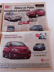 Milliyet Küçüklerin Büyük Dünyası Gazetesi - 10 Temmuz 2003 - Otokoç - Citroen'in Marifeti Bücürü C3 - Honda'nım Enerjik Ufaklığı Jazz - Gülümseyen Yüzlü Fiesta