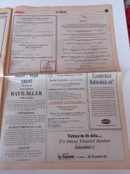 Milliyet İş Yaşamı Gazetesi - 19 Kasım 2000 - Bien Tours'un Yönetim Kurulu Başkanı İlkay Felek - Aura Sektörde Fark Yaratacak - Telsim'den Bin Kişiye İş Fırsatı- Şirketler Lokman Hekimin Reçetesini Arıyor