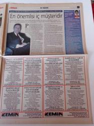 Milliyet İş Yaşamı Gazetesi - 26 Kasım 2000 - Yasalar E Ticarete Uygun Değil - Novell Türkiye Genel Müdürü Arif Gürdenli - Deppo'nun Hedefi Halk Markası Olmak - Vestelnet KKTC'de