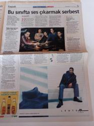 Milliyet Cumartesi Gazetesi - 25 Ekim 2003 - Avukat Ali Kemal Bayraktar Mini Giymek Bir Hastalık - Fidel Castro Belgeseli - Yeni Mezun Dj'lerin Gecesi - Fındık Kitabı