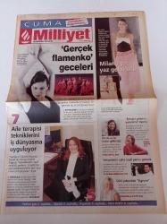 Milliyet Cuma Gazetesi - 10 Ekim 2003 - Gerçek Flamenko Geceleri - Yönetici Koçu Hande Yaşargil - Popstar Olmak Uğruna Gülünç Duruma Düşenler - Pilar Andujar Grech